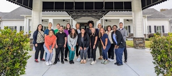 Dr. Eugenia Herbst, assistant professor and academic fieldwork coordinator, Dr. Amanda Davis, assistant professor and Master of Science in Occupational Therapy students visited At Home Senior Living, an Assisted Living Facility in Cochran, GA to provide fall safety screens. 